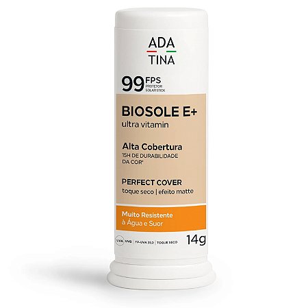 Protetor Solar Biosole E+ FPS99 Stick Cor Vaniglia Ada Tina