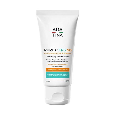 Pure C FPS50 Protetor Solar Vitamina C 50ml AdaTina