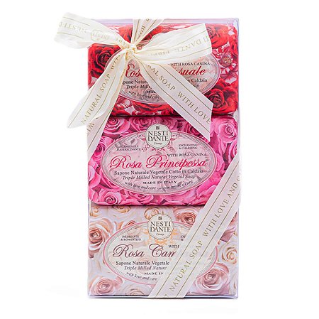 Nesti Dante Le Rose - Kit 3 Sabonetes de 150g