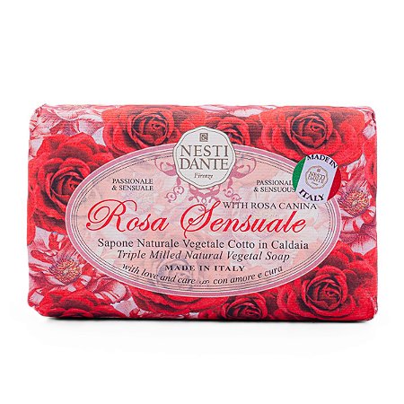 Nesti Dante Le Rose - Sabonete Barra Rosa Sensuale 150g