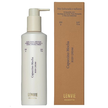 Lenvie Essentia Body Cream Capuccino Mocha 250g