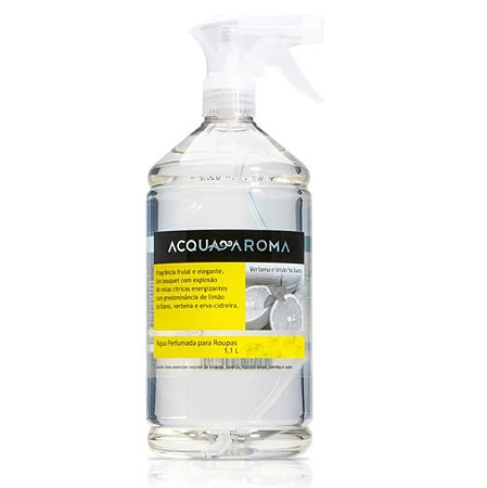 Água Perfumada Roupas 1,1L Verbena e Limão Sicil Acqua Aroma