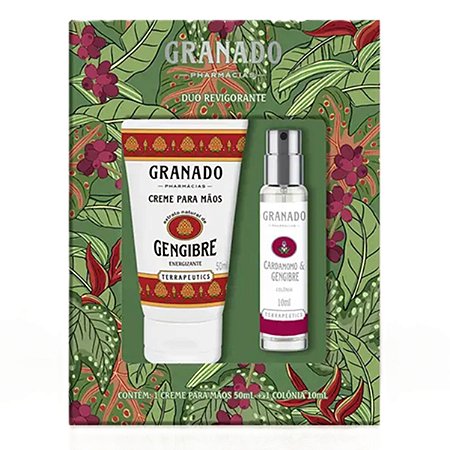 Granado Kit Duo Revigorante Gengibre Creme Mãos e Colônia