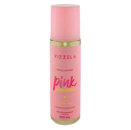 Body Splash Pink Vanilla Deo Colônia Vizzela 200ml