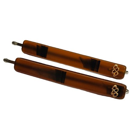 Bianca Kit 2 Grampos Straight Tartaruga 16 001 TA