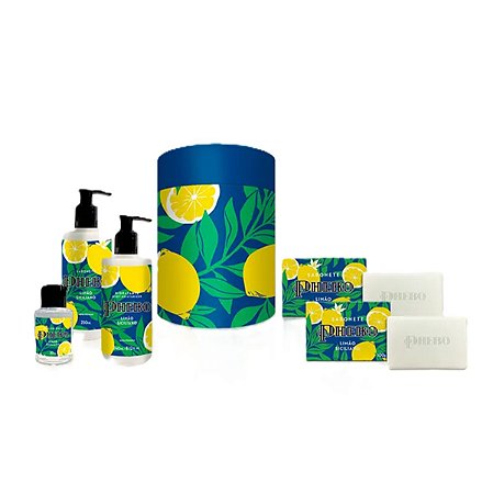 Kit Limão Siciliano Origens Phebo Mini Colônia Hidr Sab Liq