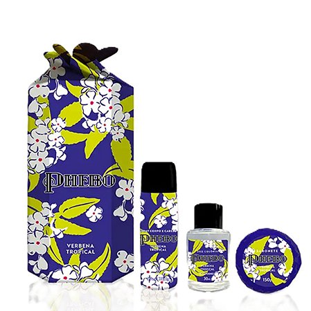 Kit Verbena Tropical Origens Phebo Mini Colônia Sabonete