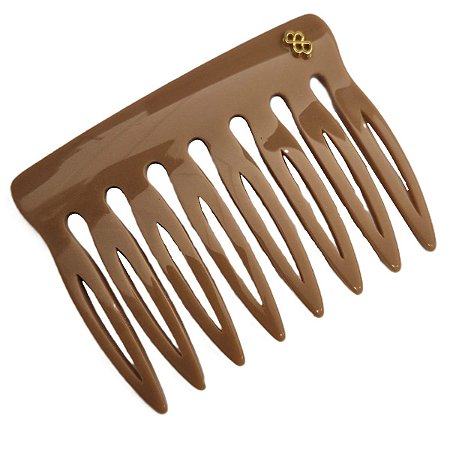 Pente de Cabelo Vênus Médio Bianca Marrom Latte 90 005 DY
