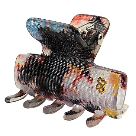Bianca Piranha Berlim M Floral Branco Preto e Azul 05 116 FL191