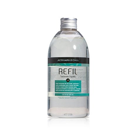 Refil Sabonete Líquido Chá Verde Acqua Aroma 500ml