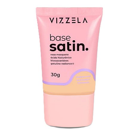 Base Líquida Satin Cor 03 Vegana Acabamento Acetinado