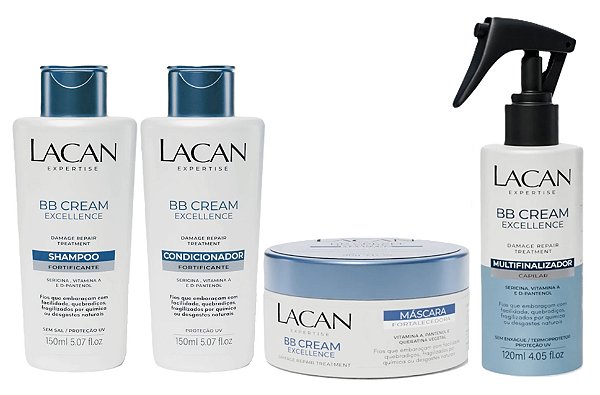 Lacan BB Cream Kit Sh Cond 150ml Masc 90g Spray 120ml