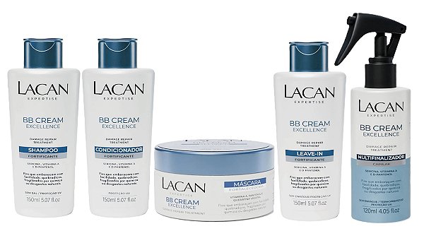 Lacan BB Cream Kit Sh Cond Leave 150ml Masc 90g Spray 120ml
