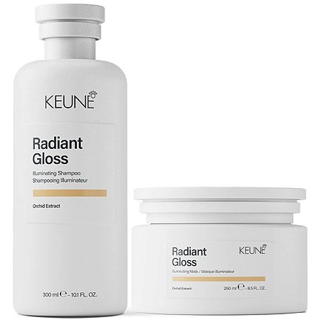 Keune Radiant Gloss - Kit Shampoo e Máscara