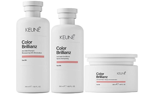 Keune Color Brillianz - Kit Shampoo Condicionador e Máscara