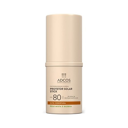 Adcos Protetor Solar Stick FPS80 Pele Mista 1.0 Ivory 9301