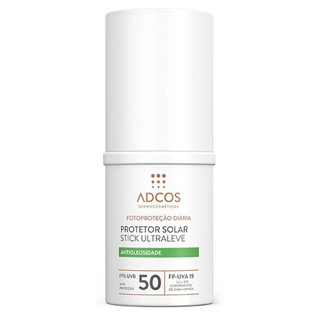 Adcos Protetor Solar Stick Ultraleve Incolor FPS50 15g 9722
