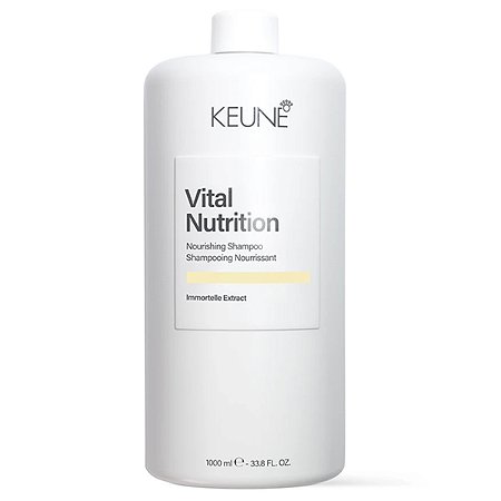 Keune Vital Nutrition Shampoo 1000ml Sh Nutrição Cab Secos