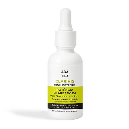 Sérum Clarivis High Potency Potência Clareador 30ml Ada Tina