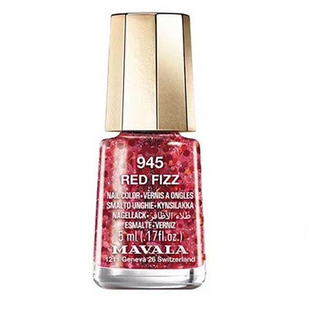 Mavala Mini Color Esmalte Red Fizz 945 Glitter 5ml