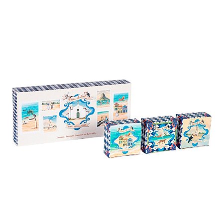 Sabonetes Cremosos Barra Feito de Sol 3x100g Dani Fernandes