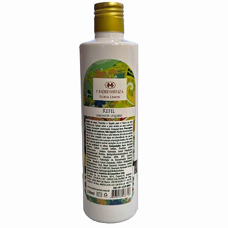 Madressenza Refil Sabonete Líquido Floral Lemon 250ml