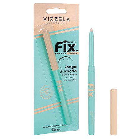 Lapiseira para Olhos Fix Bege Vizzela Prova D'água