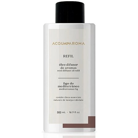 Refil Difusor Ambiente Figo Mediterrâneo Acqua Aroma 500ml