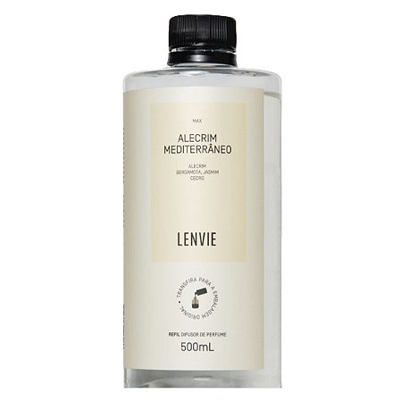 Lenvie Refil Difusor Ambiente Max Alecrim Mediterrâneo 500ml