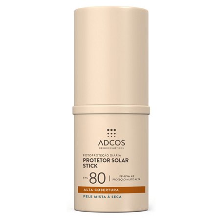 Adcos Protetor Solar Stick FPS80 Mista Seca 5.0 Almond 9285