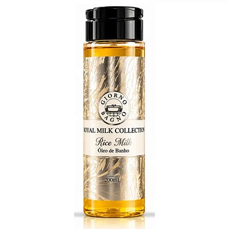 Óleo Banho Milk Rice Giorno Bagno 200ml Royal Milk Collectio