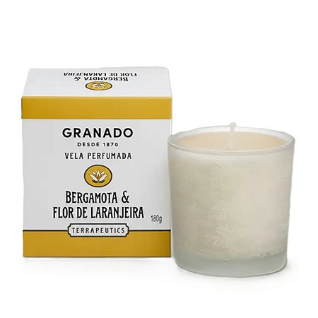 Vela Perfumada Bergamota e Flor de Laranjeira Granado 180g