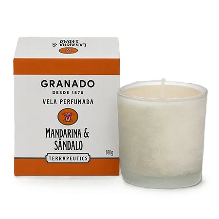 Vela Perfumada Mandarina e Sândalo Granado 180g
