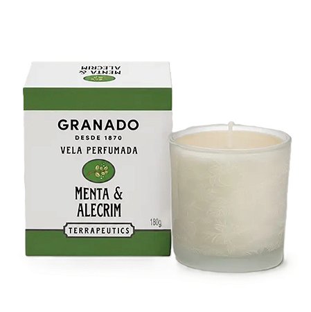Vela Perfumada Menta e Alecrim Granado 180g