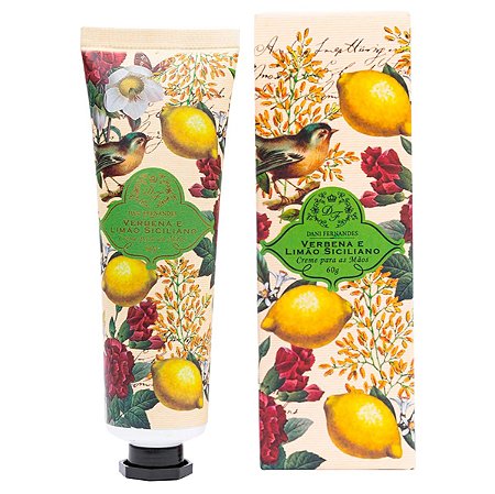 Creme de Mãos Verbena e Limão Siciliano 60g Dani Fernandes