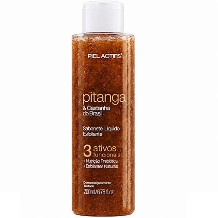 Sabonete Líquido Esfoliante Pitanga 200ml Piel Actifs