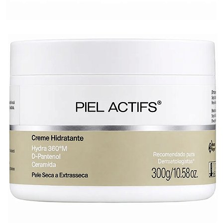 Piel Actifs Creme Hidratante Pele Seca e Extrasseca 300g