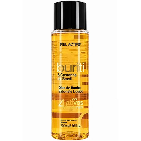 Sabonete Líquido Óleo de Banho Buriti 200ml Piel Actifs
