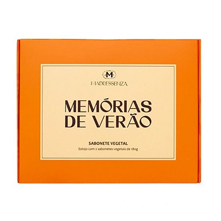 Madressenza Estojo Sabonete Memórias de Verão 2x180g