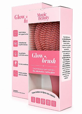 Magic Beauty Glow Brush Escova Rosa