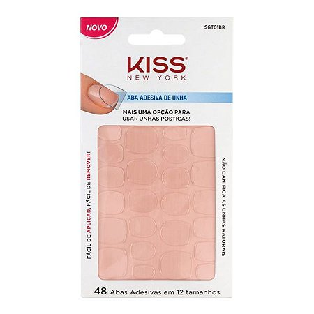 Kiss NY Aba Adesiva para Unhas Postiças