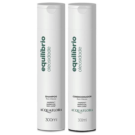 Acquaflora Equilíbrio Oleosidade Raiz Oleosa - Kit Shampoo e Condicionador