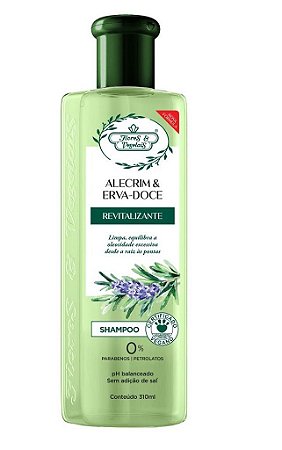 Flores e Vegetais Alecrim e Erva Doce - Shampoo 300ml