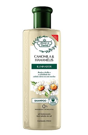 Flores e Vegetais Camomila e Hamamélis - Shampoo 300ml