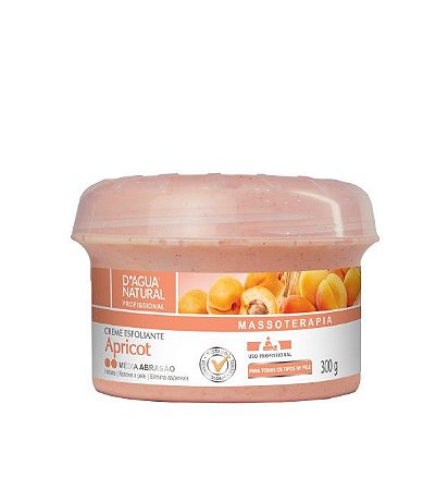 Dagua Natural Creme Esfoliante Média Abrasão Apricot 300g