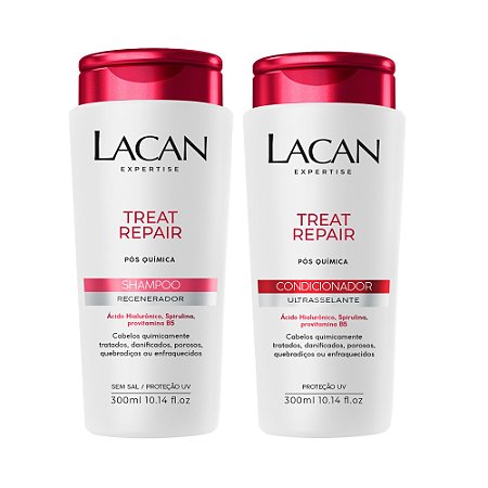 Lacan Treat Repair Pós Química - Kit Shampoo e Condicionador