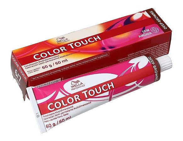 Wella Color Touch Tonalizante 6/7 Louro Escuro Marrom 60g