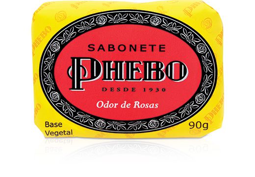 Phebo Sabonete Barra Odor de Rosas 90g