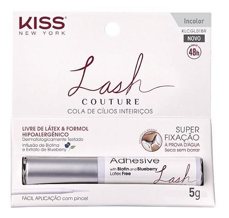 Kiss NY Cola para Cílios Lash Couture - Incolor