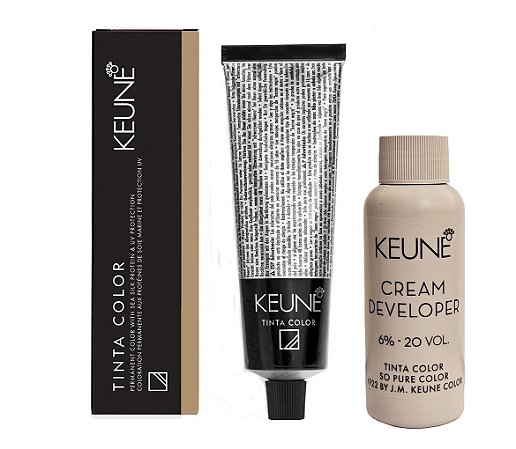 Keune Tinta Color 7.32 Louro Médio Bege + Developer 20vol